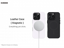 Чехол-накладка для iPhone 16 Pro K-DOO Mag Noble розовый - фото