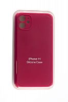 Купить Чехол-накладка для iPhone 11 SILICONE CASE Защита камеры вишневый (36) оптом, в розницу в ОРЦ Компаньон