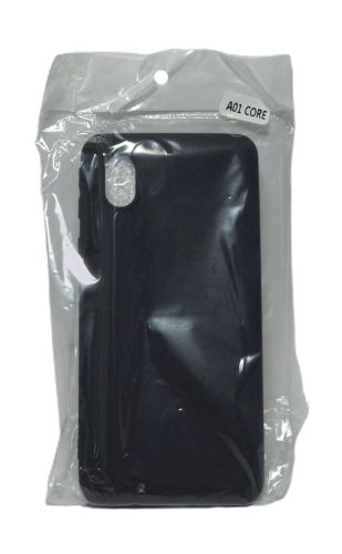 Чехол-накладка для Samsung A013F A01 Core/M01 Core FASHION TPU матовый черный оптом, в розницу Центр Компаньон фото 3