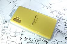 Чехол-накладка для Samsung N975 Note 10+ SILICONE CASE желтый (20) - фото
