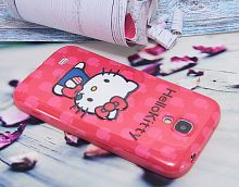 Чехол-накладка для Samsung N7100 HELLO KITTY - фото
