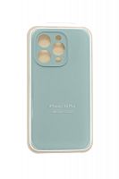Купить Чехол-накладка для iPhone 14 Pro SILICONE CASE Защита камеры светло-бирюзовый (46) оптом, в розницу в ОРЦ Компаньон