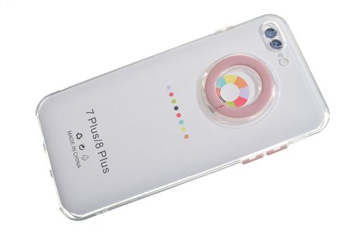 Чехол-накладка для iPhone 7/8 Plus NEW RING TPU розовый оптом, в розницу Центр Компаньон фото 3