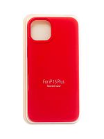 Купить Чехол-накладка для iPhone 15 Plus SILICONE CASE закрытый красный (14) оптом, в розницу в ОРЦ Компаньон