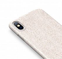 Чехол-накладка для iPhone X/XS USAMS Mando белый - фото
