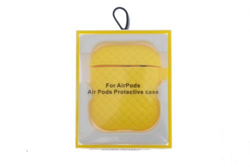 Чехол для наушников Airpods Braided желтый - оптовая продажа фото 4 Чехол для наушников Airpods Braided желтый - фото фото 4