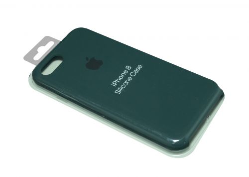 Чехол-накладка для iPhone 7/8/SE SILICONE CASE темно-зеленый (49) - фото фото 2