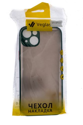 Чехол-накладка для iPhone 15 Plus VEGLAS Fog зеленый оптом, в розницу Центр Компаньон фото 3