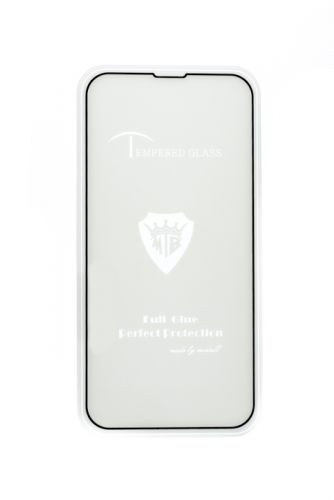 Защитное стекло для iPhone 13/13 Pro/14 FULL GLUE пакет черный оптом, в розницу Центр Компаньон