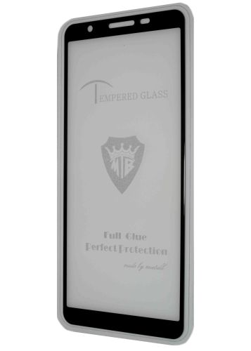 Защитное стекло для Samsung A013F A01 Core/M01 Core FULL GLUE картон черный оптом, в розницу Центр Компаньон