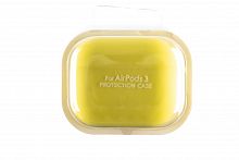 Чехол для наушников Airpods 3 Flannelette желтый - фото