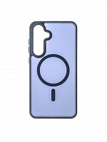 Чехол-накладка для Samsung S721 S24 FE VEGLAS Fog Magnetic темно-синий - фото