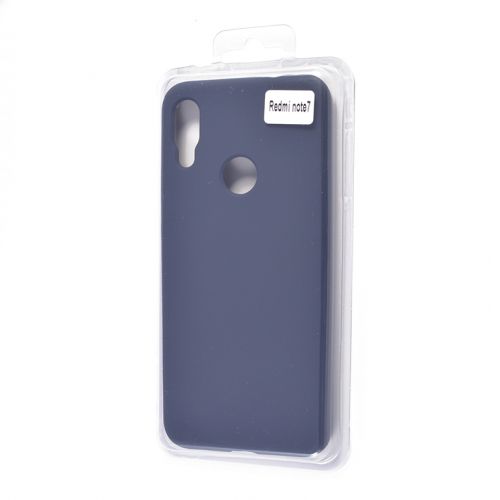 Чехол-накладка для XIAOMI Redmi Note7 VEGLAS SILICONE CASE закрытый темно-синий (8) оптом, в розницу Центр Компаньон