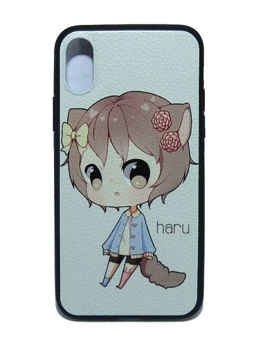 Чехол-накладка для iPhone X/XS HOCO COLORnGRACE TPU Девочка HC-517 - оптовая продажа Чехол-накладка для iPhone X/XS HOCO COLORnGRACE TPU Девочка HC-517 - фото
