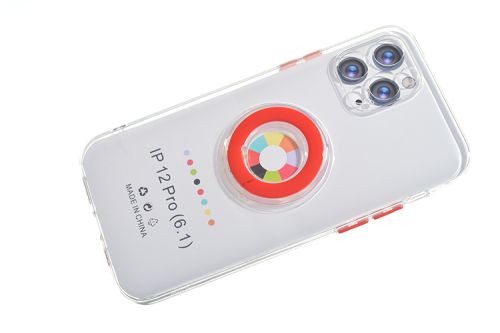 Чехол-накладка для iPhone 12 Pro NEW RING TPU красный оптом, в розницу Центр Компаньон фото 4