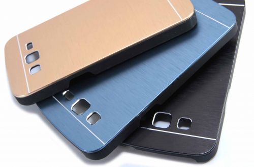 Чехол-накладка для Samsung G7106 MOTOMO металл/пластик черный - оптовая продажа фото 3 Чехол-накладка для Samsung G7106 MOTOMO металл/пластик черный - фото фото 3