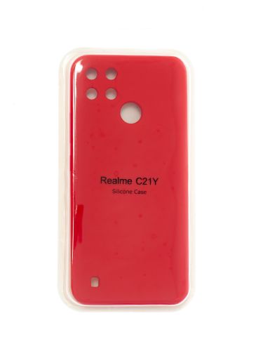 Чехол-накладка для REALME C21Y VEGLAS SILICONE CASE закрытый красный (1) - оптовая продажа Чехол-накладка для REALME C21Y VEGLAS SILICONE CASE закрытый красный (1) - фото