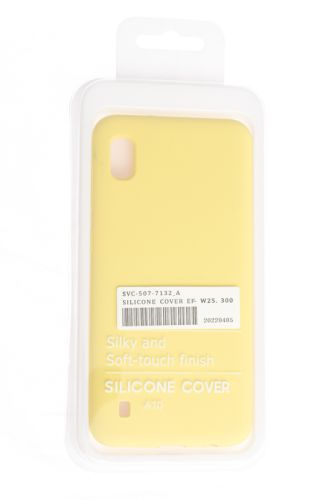 Чехол-накладка для Samsung A105F A10 SILICONE CASE NL OP закрытый желтый (20) оптом, в розницу Центр Компаньон фото 4