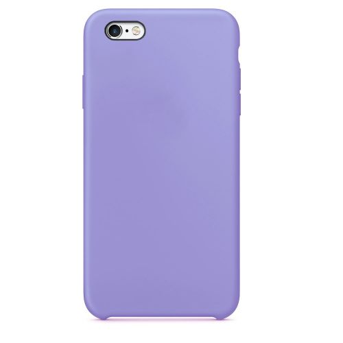 Чехол-накладка для iPhone 6/6S SILICONE CASE сиреневый (41) - фото