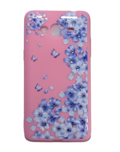 Чехол-накладка для Samsung J310 FASHION Розовое TPU стразы Вид 6 оптом, в розницу Центр Компаньон