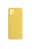 Чехол-накладка для Samsung A035F A03 SILICONE CASE OP закрытый желтый (20) - фото