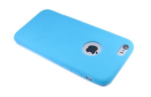Чехол-накладка для iPhone 6/6S NEW СИЛИКОН 100% ультратон синий оптом, в розницу Центр Компаньон фото 4