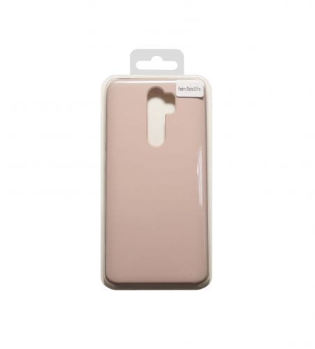 Чехол-накладка для XIAOMI Redmi Note 8 Pro SILICONE CASE NL светло-розовый (18) - фото