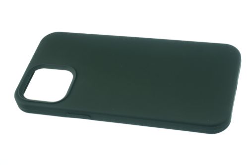 Чехол-накладка для iPhone 12 Pro Max SILICONE TPU поддержка MagSafe темно-зеленый коробка оптом, в розницу Центр Компаньон фото 2
