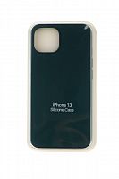 Купить Чехол-накладка для iPhone 13 SILICONE CASE закрытый темно-зеленый (49) оптом, в розницу в ОРЦ Компаньон