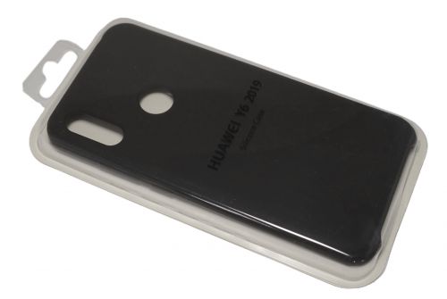 Чехол-накладка для HUAWEI Honor 8A/Y6 2019 SILICONE CASE черный (3) - оптовая продажа фото 2 Чехол-накладка для HUAWEI Honor 8A/Y6 2019 SILICONE CASE черный (3) - фото фото 2