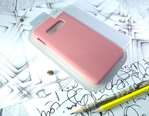 Чехол-накладка для Samsung G970 S10 E SILICONE CASE NL розовый (4) оптом, в розницу Центр Компаньон фото 2