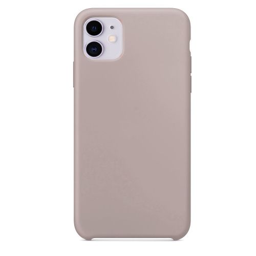 Чехол-накладка для iPhone 11 VEGLAS SILICONE CASE кремовый (11) - фото