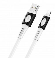 Купить Кабель USB Lightning 8Pin BOROFONE BX35 Carib 2.4A 1м белый оптом, в розницу в ОРЦ Компаньон