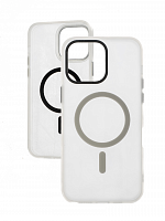 Чехол-накладка для iPhone 14 Pro Max VEGLAS Fog Magnetic белый - фото