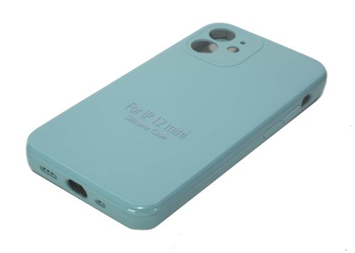 Чехол-накладка для iPhone 12 Mini VEGLAS SILICONE CASE NL Защита камеры бирюзовый (21) оптом, в розницу Центр Компаньон фото 2