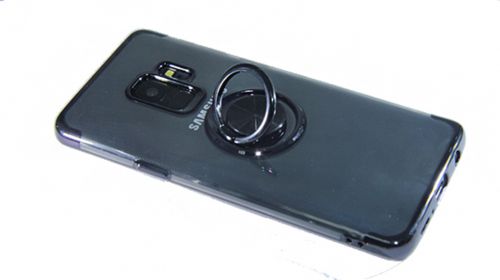 Чехол-накладка для Samsung G960F S9 ELECTROPLATED TPU КОЛЬЦО черный - фото фото 3