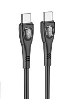 Кабель TYPE-C TYPE-C BOROFONE BX98 Superior 60w 1м черный - фото