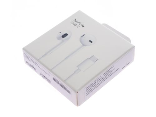 Наушники проводные EURO 1:1 для iPhone 15 Type-C NL AAA коробка белый оптом, в розницу Центр Компаньон фото 4