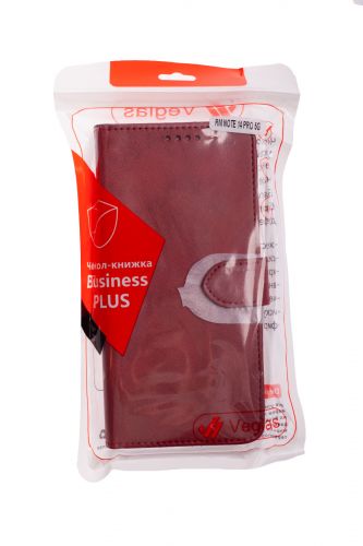 Чехол-книжка для XIAOMI Redmi Note 14 Pro 5G VEGLAS BUSINESS PLUS красный - оптовая продажа фото 9 Чехол-книжка для XIAOMI Redmi Note 14 Pro 5G VEGLAS BUSINESS PLUS красный - фото фото 9