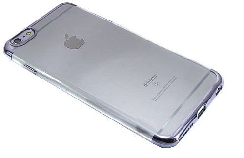 Чехол-накладка для iPhone 6/6S Plus  ELECTROPLATED TPU серебро оптом, в розницу Центр Компаньон фото 3