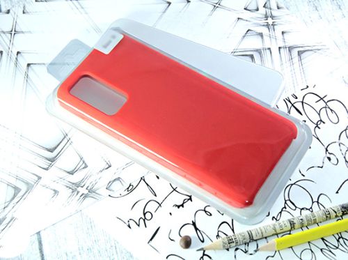 Чехол-накладка для Samsung G985 S20 Plus SILICONE CASE NL красный (1) оптом, в розницу Центр Компаньон