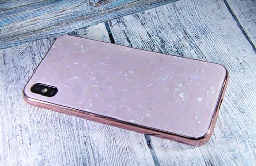 Чехол-накладка для iPhone XS Max SPANGLES GLASS TPU розовый																														 оптом, в розницу Центр Компаньон фото 3