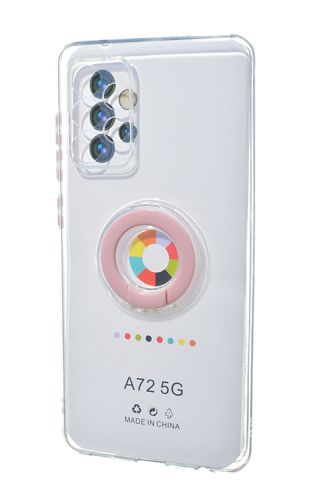Чехол-накладка для Samsung A725F A72 NEW RING TPU розовый оптом, в розницу Центр Компаньон фото 2
