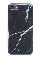 Купить Чехол-накладка для iPhone 7/8/SE OY МРАМОР TPU 005 черный оптом, в розницу в ОРЦ Компаньон