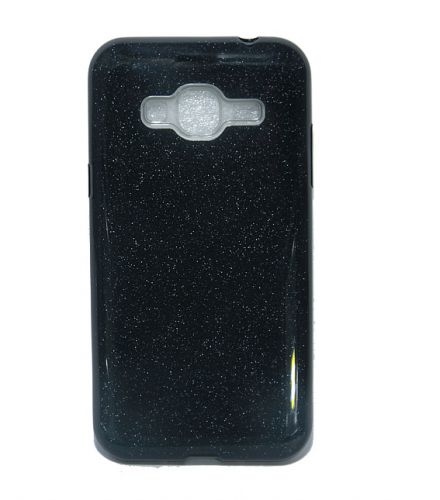 Чехол-накладка для Samsung J310 J3 2016 JZZS Shinny 3в1 TPU черная - фото