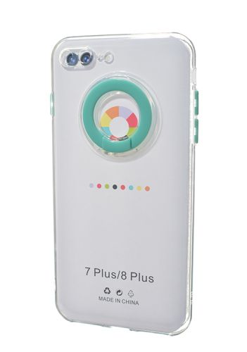 Чехол-накладка для iPhone 7/8 Plus NEW RING TPU бирюзовый оптом, в розницу Центр Компаньон фото 2