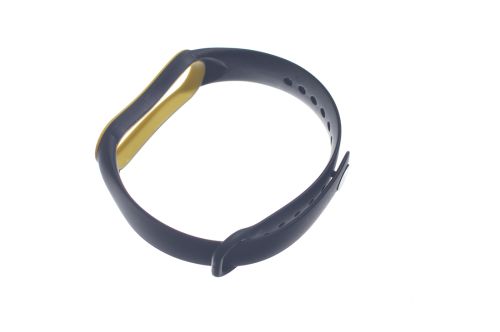 Ремешок для Xiaomi Band 5/6 Sport черно-желтый оптом, в розницу Центр Компаньон фото 2