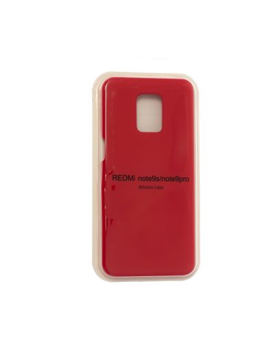 Чехол-накладка для XIAOMI Redmi Note 9S VEGLAS SILICONE CASE закрытый красный (1) - фото
