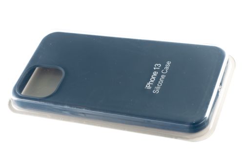 Чехол-накладка для iPhone 13 SILICONE CASE закрытый темно-синий (8) оптом, в розницу Центр Компаньон фото 2