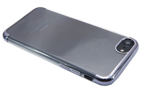 Чехол-накладка для iPhone 7/8/SE ELECTROPLATED TPU серебро оптом, в розницу Центр Компаньон фото 3